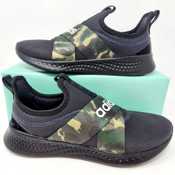Camo Adidas Puremotion Adapt GY4464 Running Shoes, Sneakers, New Black, Size 8.5 - Picture 1 of 9
